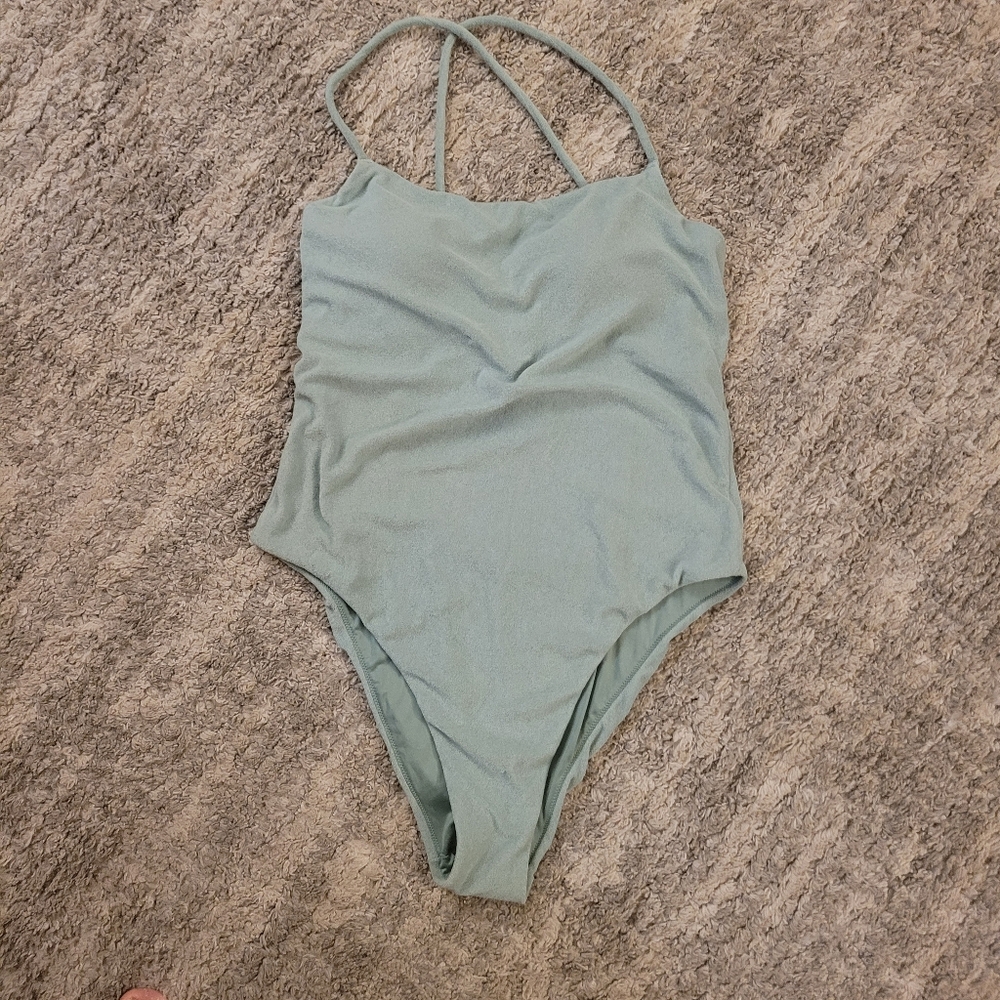 VICTORIA'S SECRET Light Blue One Piece Swimsuit